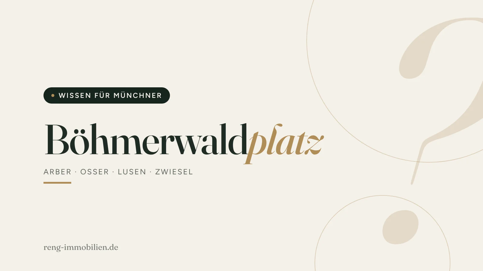 Titelgrafik: Böhmerwaldplatz, Arber, Osser, Lusen, Zwiesel